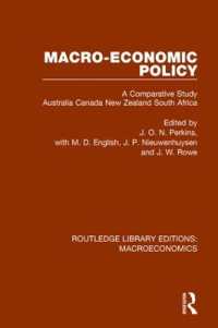 Macro-economic Policy : A Comparative Study, Australia, Canada, New Zealand and South Africa (Routledge Library Editions: Macroeconomics)