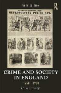 Crime and Society in England, 1750-1900 (Themes in British Social History) （5TH）