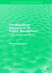 The Regulatory Approach to Air Quality Management : A Case Study of New Mexico (Routledge Revivals)