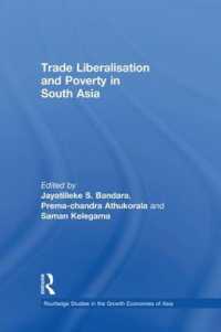 Trade Liberalisation and Poverty in South Asia (Routledge Studies in the Growth Economies of Asia)