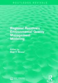 Regional Residuals Environmental Quality Management Modeling (Routledge Revivals)