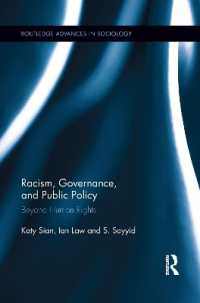 Racism, Governance, and Public Policy : Beyond Human Rights (Routledge Advances in Sociology)