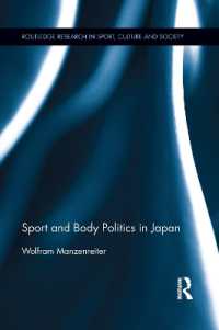 Sport and Body Politics in Japan (Routledge Research in Sport, Culture and Society)