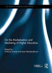 On the Marketisation and Marketing of Higher Education (Key Issues in Marketing Management)