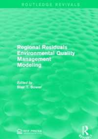Regional Residuals Environmental Quality Management Modeling (Routledge Revivals)