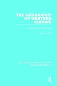 The Geography of Western Europe : A Socio-Economic Study (Routledge Library Editions: Human Geography)