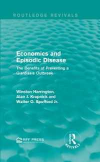 Economics and Episodic Disease : The Benefits of Preventing a Giardiasis Outbreak (Routledge Revivals)