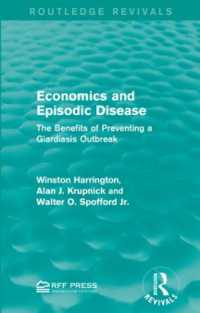 Economics and Episodic Disease : The Benefits of Preventing a Giardiasis Outbreak (Routledge Revivals)