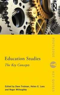 Education Studies : The Key Concepts (Routledge Key Guides)