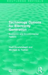 Technology Options for Electricity Generation : Economic and Environmental Factors (Routledge Revivals)