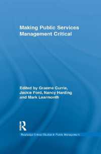 Making Public Services Management Critical (Routledge Critical Studies in Public Management)