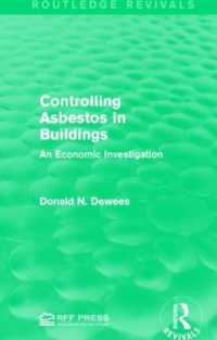 Controlling Asbestos in Buildings : An Economic Investigation (Routledge Revivals)
