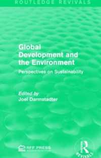 Global Development and the Environment : Perspectives on Sustainability (Routledge Revivals)