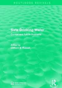 Safe Drinking Water : Current and Future Problems (Routledge Revivals)