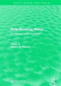 Safe Drinking Water : Current and Future Problems (Routledge Revivals)