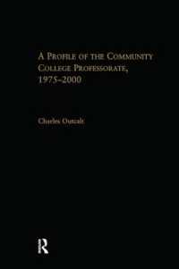 A Profile of the Community College Professorate, 1975-2000 (Routledgefalmer Studies in Higher Education)