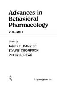 Advances in Behavioral Pharmacology : Volume 7