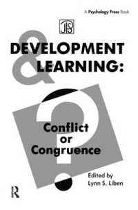 Development Learning : Conflict or Congruence? (Jean Piaget Symposia Series)