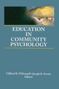 Education in Community Psychology : Models for Graduate and Undergraduate Programs