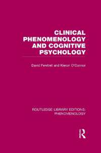 Clinical Phenomenology and Cognitive Psychology (Routledge Library Editions: Phenomenology)