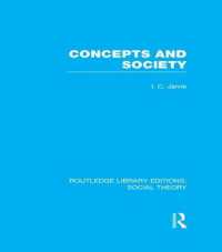 Concepts and Society (Routledge Library Editions: Social Theory)