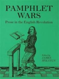 Holstun Pamphlet Wars : Prose in the English Revolution