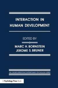 Interaction in Human Development (Crosscurrents in Contemporary Psychology Series)