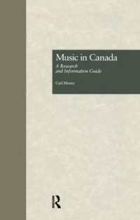 Music in Canada : A Research and Information Guide (Routledge Music Bibliographies)
