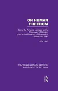 On Human Freedom : Being the Forwood Lectures on the Philosophy of Religion given in the University of Liverpool in November, 1945 (Routledge Library Editions: Philosophy of Religion)