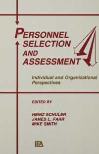 Personnel Selection and Assessment : Individual and Organizational Perspectives (Applied Psychology Series)