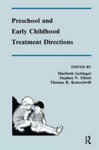 Preschool and Early Childhood Treatment Directions (School Psychology Series)