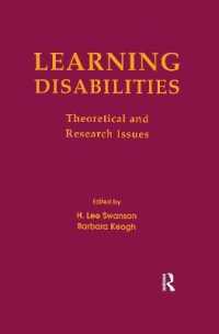 Learning Disabilities : Theoretical and Research Issues
