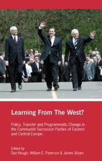 Learning from the West? : Policy Transfer and Programmatic Change in the Communist Successor Parties of East Central Europe