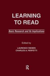 Learning to Read : Basic Research and Its Implications