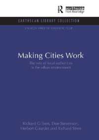 Making Cities Work : Role of Local Authorities in the Urban Environment (Energy and Infrastructure Set)