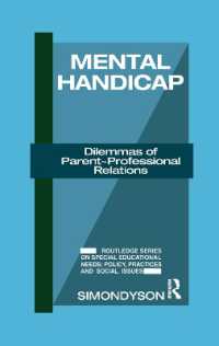 Mental Handicap : Dilemmas of Parent-Professional Relations