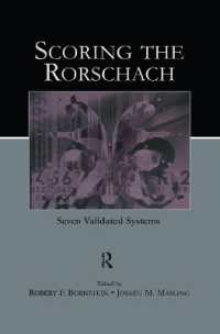 Scoring the Rorschach : Seven Validated Systems (Personality and Clinical Psychology)