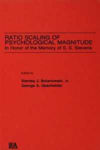 Ratio Scaling of Psychological Magnitude : In Honor of the Memory of S.s. Stevens