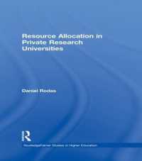 Resource Allocation in Private Research Universities (Routledgefalmer Studies in Higher Education)
