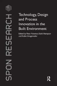 Technology, Design and Process Innovation in the Built Environment (Spon Research)