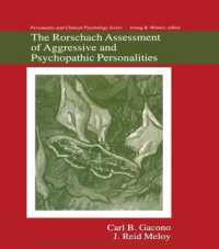 The Rorschach Assessment of Aggressive and Psychopathic Personalities (Personality and Clinical Psychology)