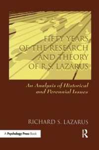 Fifty Years of the Research and theory of R.s. Lazarus : An Analysis of Historical and Perennial Issues