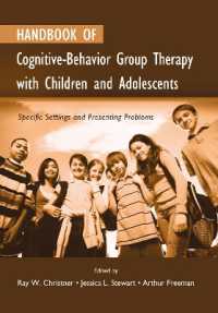 Handbook of Cognitive-Behavior Group Therapy with Children and Adolescents : Specific Settings and Presenting Problems