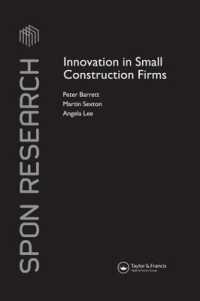 Innovation in Small Construction Firms (Spon Research)