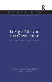 Energy Policy in the Greenhouse : From warming fate to warming limit (Energy and Infrastructure Set)