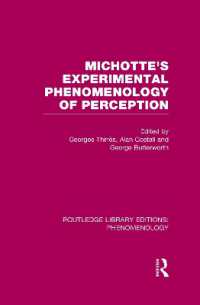 Michotte's Experimental Phenomenology of Perception (Routledge Library Editions: Phenomenology)