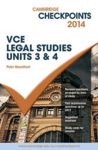Cambridge Checkpoints VCE Legal Studies Units 3 and 4 2014 (Cambridge Checkpoints)