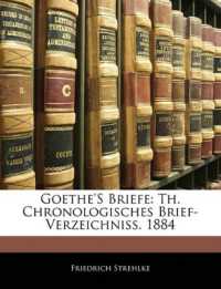 Goethe'S Briefe : Th. Chronologisches Brief-Verzeichniss. 1884