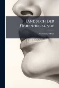 Handbuch Der Ohrenheilkunde