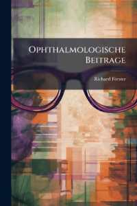 Ophthalmologische Beitrage